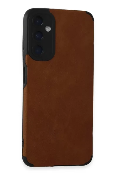 Newface Samsung Galaxy A05S Kılıf Loop Deri Silikon - Kahverengi ürün görseli 1
