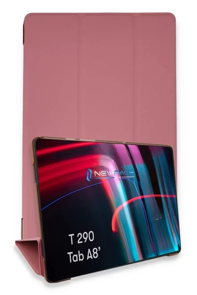 Newface Samsung Galaxy T290 Tab A 8 Kılıf Tablet Smart Kılıf - Pembe ürün görseli 1