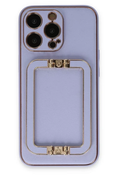 Newface Apple iPhone 13 Pro Max Kılıf Coco Elit Kapak - Lila ürün görseli 1