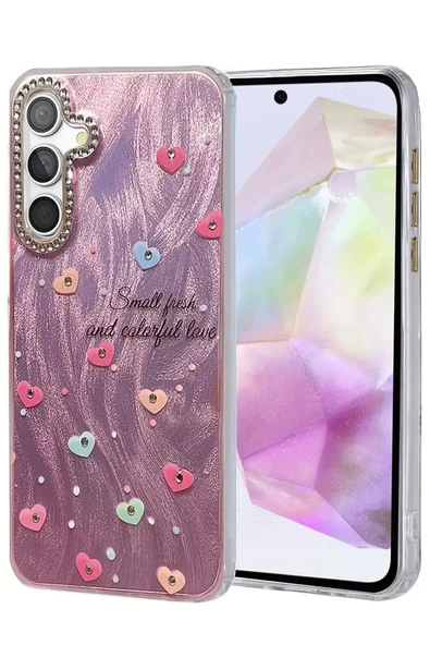Newface Samsung Galaxy A35 5G Kılıf Blade Aynalı Desenli Kapak - Desen 8 ürün görseli 1