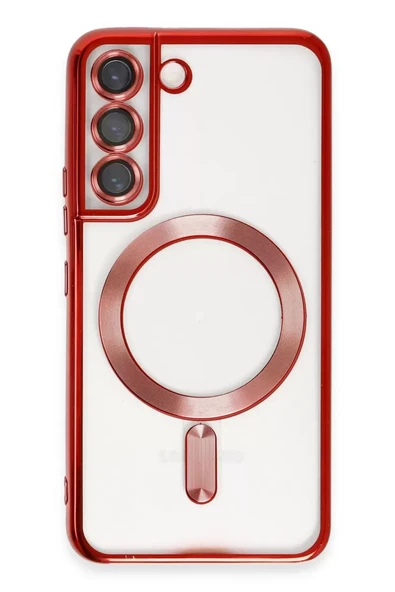Samsung Galaxy S22 Kılıf Kross Magneticsafe Kapak - Kırmızı