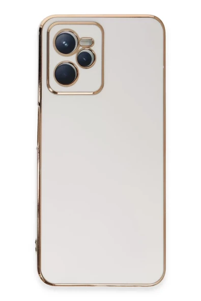 Newface Realme C35 Kılıf Volet Silikon - Beyaz ürün görseli 1