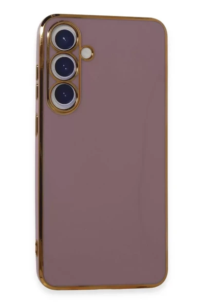 Newface Samsung Galaxy S24 Plus Kılıf Volet Silikon - Mor ürün görseli 1