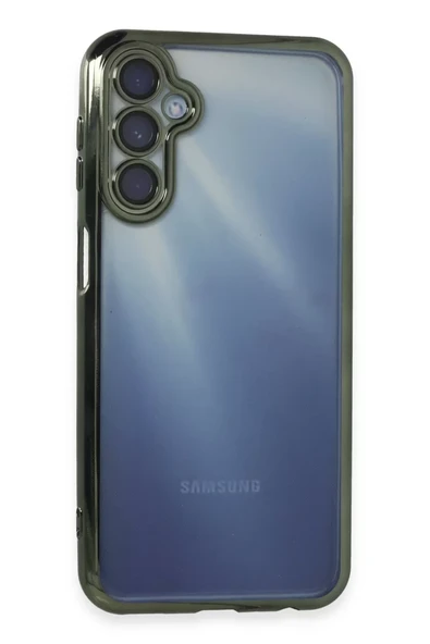 Newface Samsung Galaxy A15 4G Kılıf Razer Lensli Silikon - Yeşil ürün görseli 1