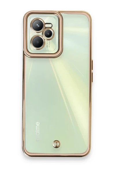 Newface Realme C35 Kılıf Liva Lens Silikon - Pudra ürün görseli 1