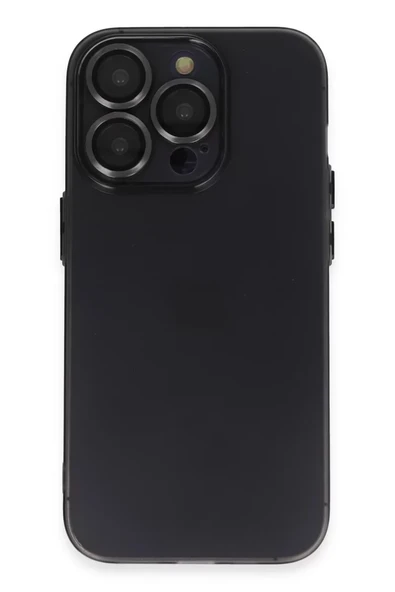 Newface Apple iPhone 13 Pro Kılıf Luko Lens Silikon - Siyah ürün görseli 1