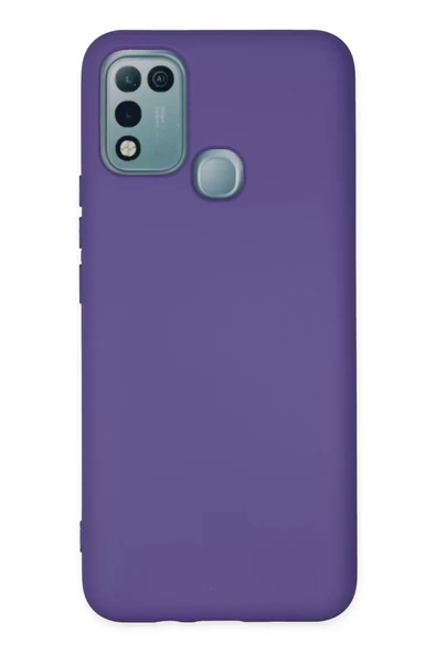 Newface İnfinix Hot 10 Play Kılıf Nano içi Kadife Silikon - Mor ürün görseli 1