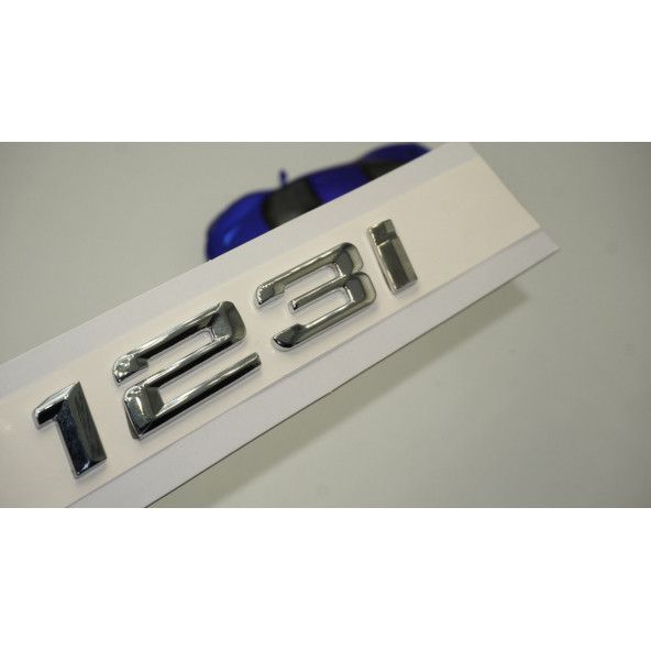 Bmw 123İ Bagaj Krom Metal 3M 3D Yazı Logo ürün görseli 1