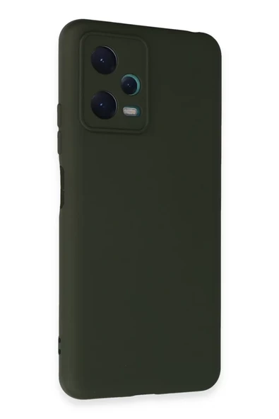 Newface Xiaomi Redmi Note 12 5G Kılıf Nano içi Kadife Silikon - Koyu Yeşil ürün görseli 1
