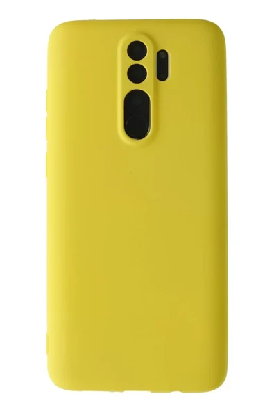Newface Xiaomi Redmi Note 8 Pro Kılıf First Silikon - Sarı ürün görseli 1