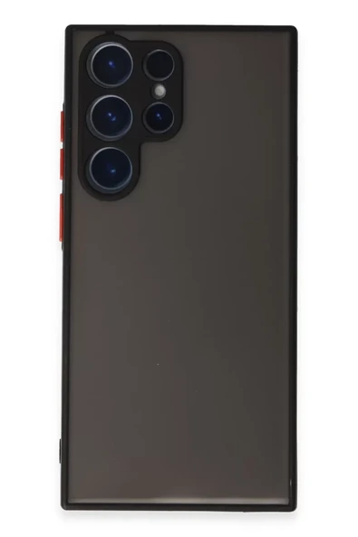 Newface Samsung Galaxy S23 Ultra Kılıf Montreal Silikon Kapak - Siyah ürün görseli 1