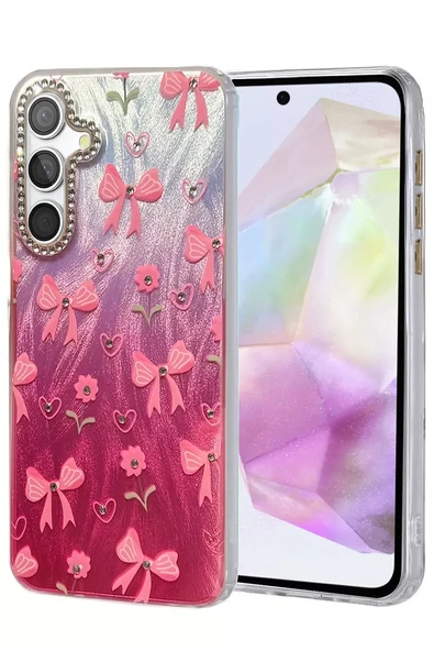 Newface Samsung Galaxy A35 5G Kılıf Blade Aynalı Desenli Kapak - Desen 3 ürün görseli 1