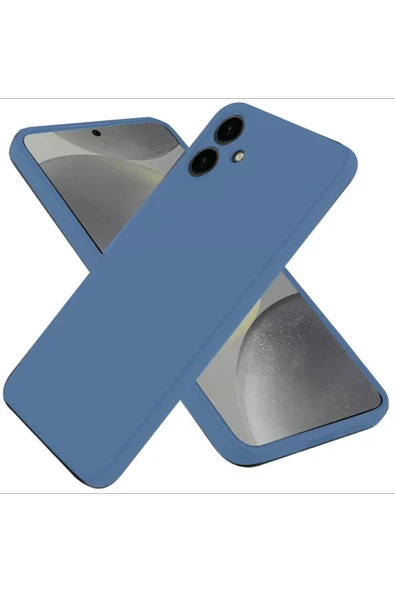 Newface Samsung Galaxy A06 Kılıf First Silikon - Mavi ürün görseli 1