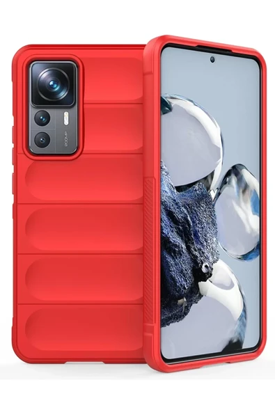 Newface Xiaomi Mi 12T Pro Kılıf Optimum Silikon - Kırmızı ürün görseli 1