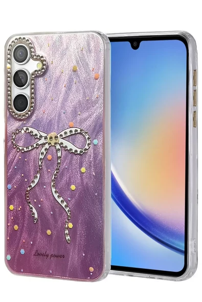 Newface Samsung Galaxy A34 5G Kılıf Blade Aynalı Desenli Kapak - Desen 1 ürün görseli 1