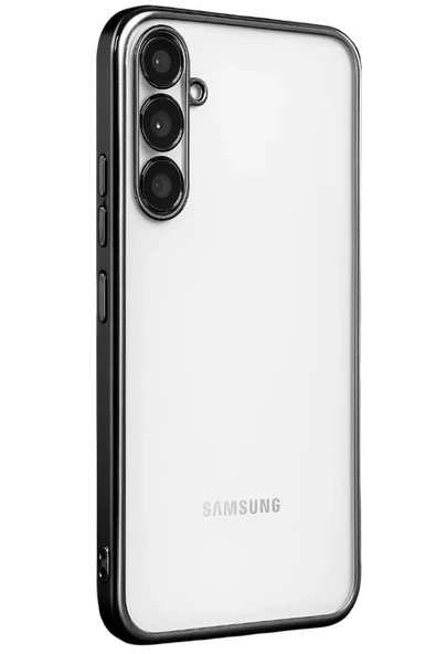 Newface Samsung Galaxy A34 5G Kılıf Razer Lensli Silikon - Siyah ürün görseli 1