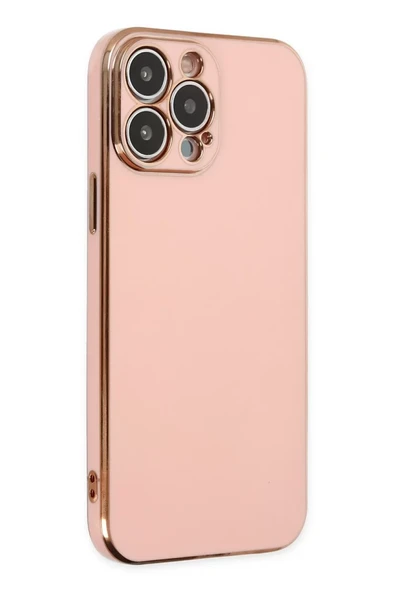 Newface Apple iPhone 14 Pro Max Kılıf Volet Silikon - Pembe ürün görseli 1