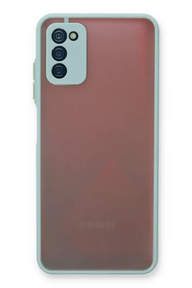 Newface Samsung Galaxy A03S Kılıf Montreal Silikon Kapak - Turkuaz ürün görseli 1