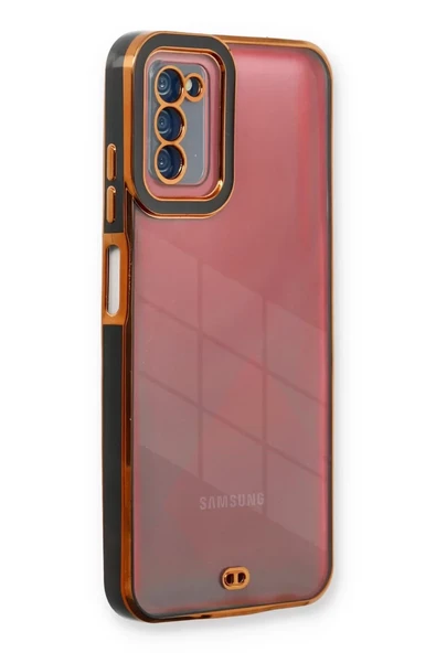 Newface Samsung Galaxy A03S Kılıf Liva Lens Silikon - Siyah ürün görseli 1
