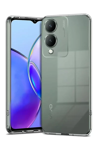 Newface Vivo Y17S Kılıf Lüx Şeffaf Silikon ürün görseli 1