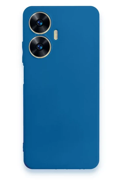 Newface Realme C55 Kılıf First Silikon - Mavi ürün görseli 1
