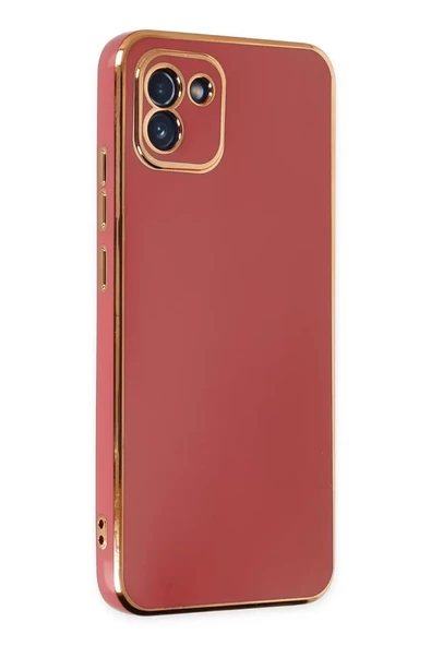 Newface Samsung Galaxy A03 Kılıf Volet Silikon - Kırmızı ürün görseli 1