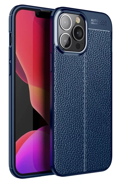 Newface Apple iPhone 15 Pro Kılıf Auto Focus Kapak - Lacivert ürün görseli 1