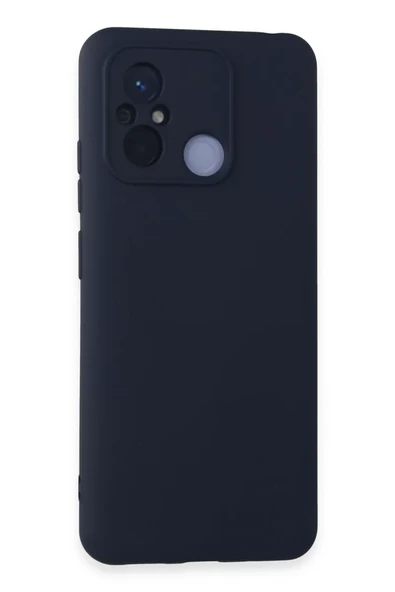 Newface Xiaomi Redmi 12C Kılıf Nano içi Kadife Silikon - Lacivert ürün görseli 1