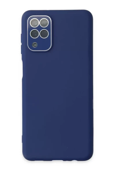 Newface Samsung Galaxy A22 Kılıf Lansman Glass Kapak - Sky Blue ürün görseli 1