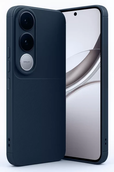 Newface Vivo V50 Lite 4G Auto Focus Karbon Kapak - Lacivert ürün görseli 1