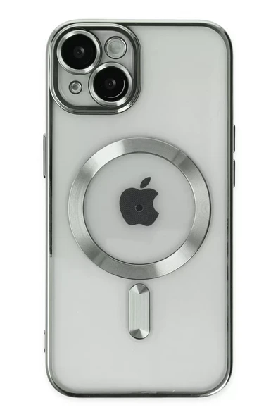 Newface Apple iPhone 14 Kılıf Kross Magneticsafe Kapak - Gümüş ürün görseli 1
