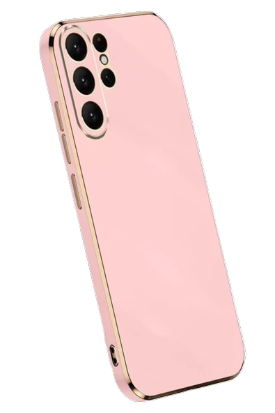 Newface Samsung Galaxy S25 Ultra Kılıf Volet Silikon - Pembe ürün görseli 1