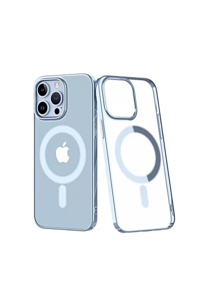 Newface Apple iPhone 14 Pro Kılıf Element Magneticsafe Sert Kapak - Sierra Blue ürün görseli 1