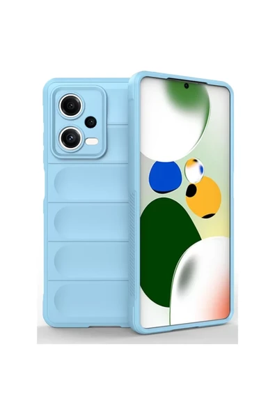 Newface Xiaomi Poco X5 5G Kılıf Optimum Silikon - Sky Blue ürün görseli 1