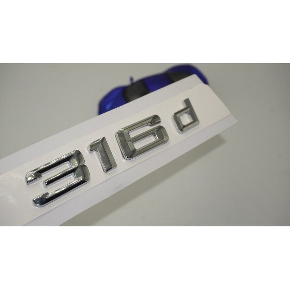 Bmw 316d Bagaj Krom Metal 3M 3D Yazı Logo ürün görseli 1