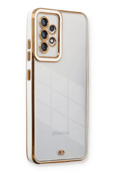 Newface Samsung Galaxy A53 5G Kılıf Liva Lens Silikon - Beyaz ürün görseli 1