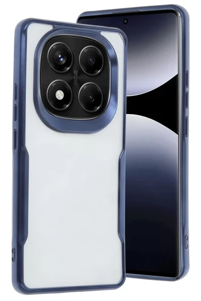 Newface Xiaomi Redmi Note 14 Pro 5G Kılıf Boyi Silikon Kapak - Lacivert ürün görseli 1