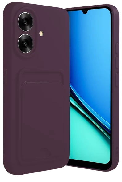 Newface Realme Note 60 Kelvin Kartvizitli Silikon - Derin Mor ürün görseli 1