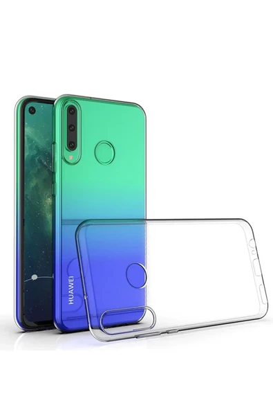 Newface Huawei Y6P Kılıf Lüx Şeffaf Silikon - Şeffaf ürün görseli 1