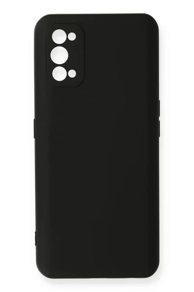 Newface Realme 7 Pro Kılıf Nano içi Kadife Silikon - Siyah ürün görseli 1
