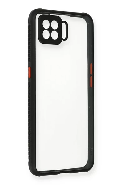 Newface Oppo A73 Kılıf Miami Şeffaf Silikon - Siyah ürün görseli 1