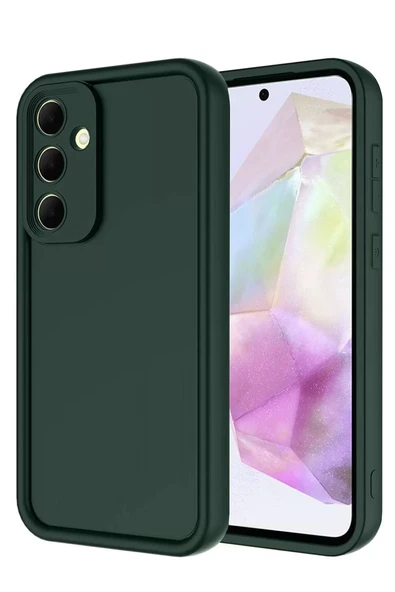 Newface Samsung Galaxy A26 Kılıf Viera Silikon - Koyu Yeşil ürün görseli 1