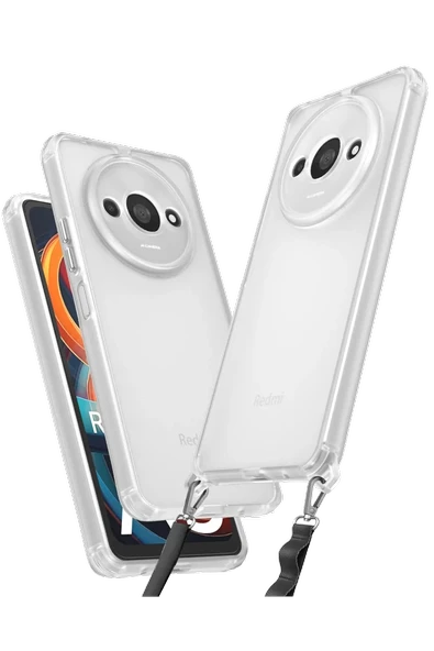 Newface Xiaomi Redmi A3 4G Kılıf Penta Silikon Kılıf - Şeffaf ürün görseli 1