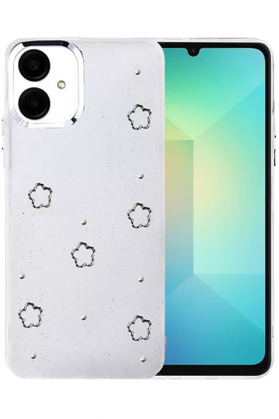 Newface Samsung Galaxy A06 Fiyonk Desenli Kapak - Desen 8 ürün görseli 1