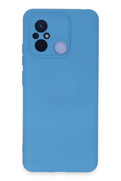 Newface Xiaomi Redmi 12C Kılıf Nano içi Kadife Silikon - Mavi ürün görseli 1