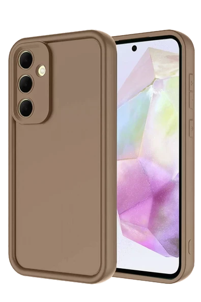 Newface Samsung Galaxy A26 Kılıf Viera Silikon - Kahverengi ürün görseli 1