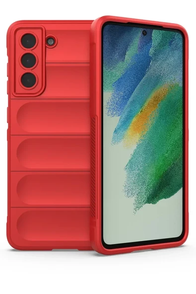 Newface Samsung Galaxy S22 Plus Kılıf Optimum Silikon - Kırmızı ürün görseli 1