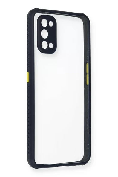 Newface Realme 7 Pro Kılıf Miami Şeffaf Silikon - Lacivert ürün görseli 1