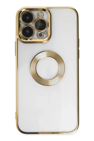 Newface Apple iPhone 14 Pro Kılıf Slot Silikon - Gold ürün görseli 1