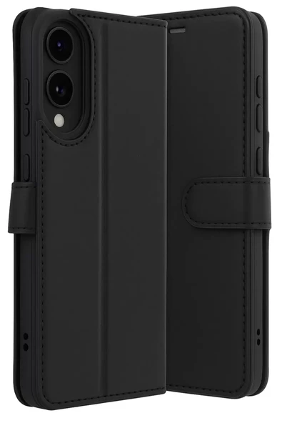Newface Samsung Galaxy S25 Edge Trend S Plus Kapaklı Kılıf - Siyah ürün görseli 1